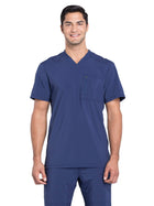 Men's 2-Pocket Tuckable V-Neck Top - CK910A - Navy