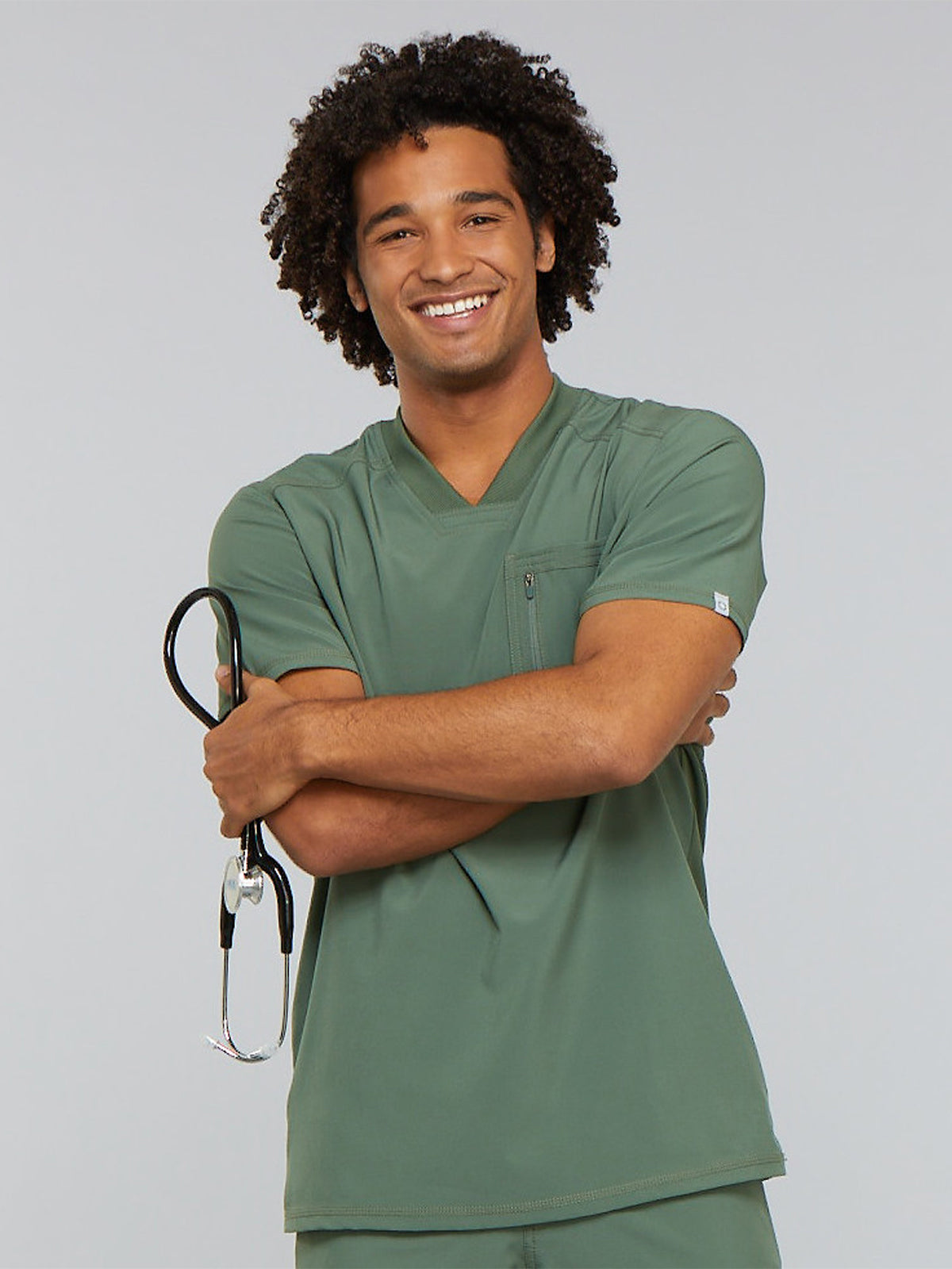 Men's Tuckable V-Neck Scrub Top