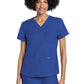 Women's 3-Pocket V-Neck Top - CK961A - Galaxy Blue