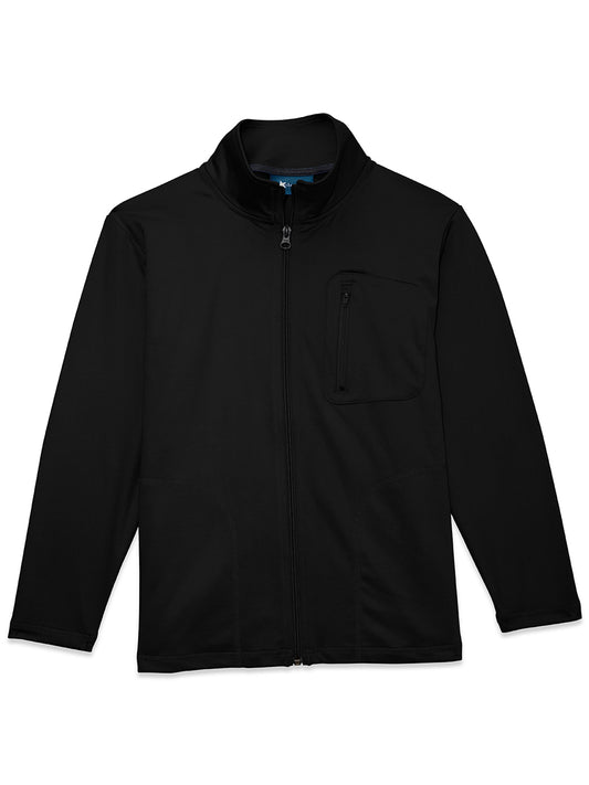Children's Three-Pocket Full-Zip Jacket - CR315J - Black