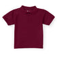 Unisex Toddler Short Sleeve Pique Polo - CR832D - Burgundy