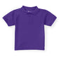 Unisex Toddler Short Sleeve Pique Polo - CR832D - Dark Purple