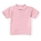 Unisex Toddler Short Sleeve Pique Polo - CR832D - Pink