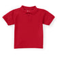 Unisex Toddler Short Sleeve Pique Polo - CR832D - Red