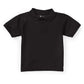 Unisex Toddler Short Sleeve Pique Polo - CR832D - Black