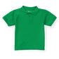 Unisex Toddler Short Sleeve Pique Polo - CR832D - Kelly Green