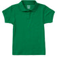 Junior Girls' Short Sleeve Fitted Interlock Polo