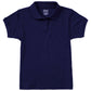 Junior Girls' Short Sleeve Fitted Interlock Polo