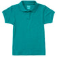 Junior Girls' Short Sleeve Fitted Interlock Polo