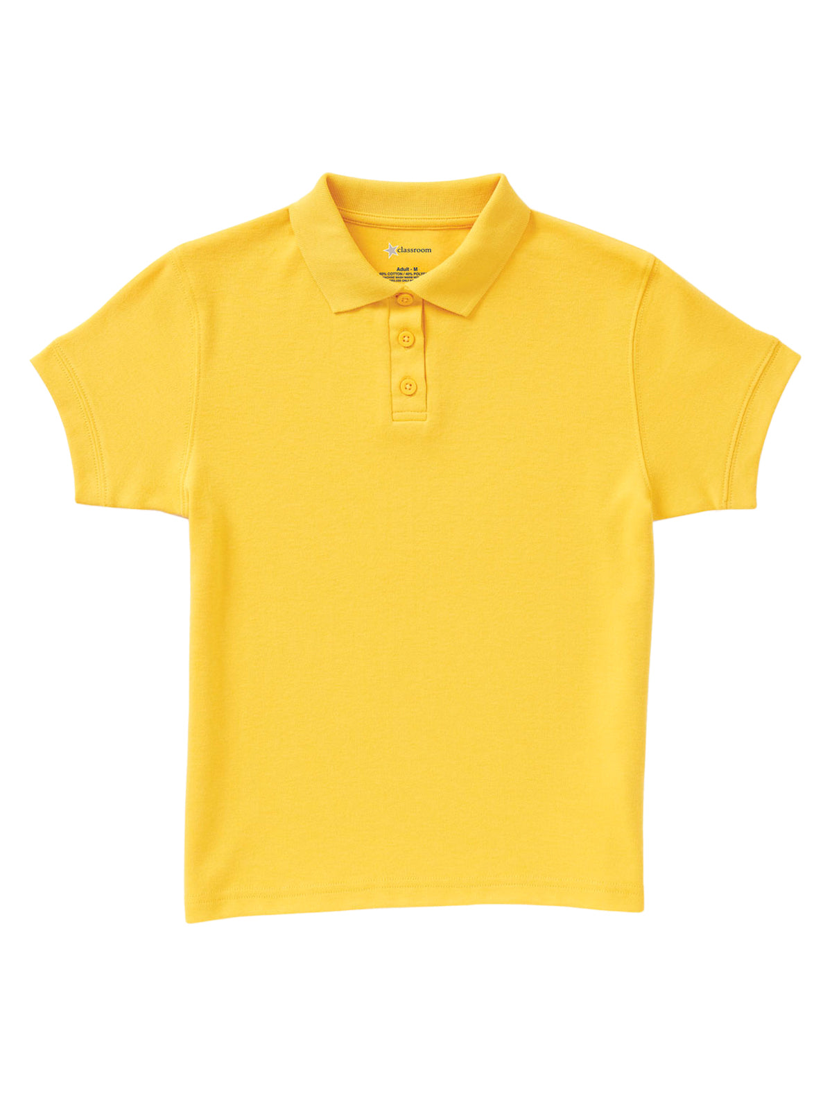 Junior Girls' Short Sleeve Fitted Interlock Polo