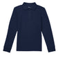 Unisex Adult Long Sleeve Interlock Polo