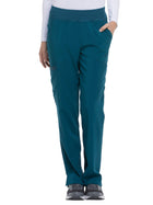 Women's 7-Pocket Natural Rise Tapered Leg Pant - DK005 - Caribbean Blue