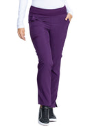 Women's 7-Pocket Natural Rise Tapered Leg Pant - DK005 - Eggplant