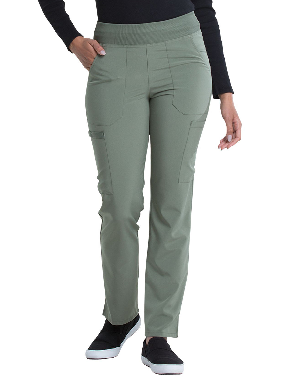 Women's Natural Rise Tapered Leg Pull-On Pant