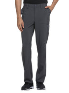 Men's 6-Pocket Natural Rise Drawstring Pant - DK015 - Pewter