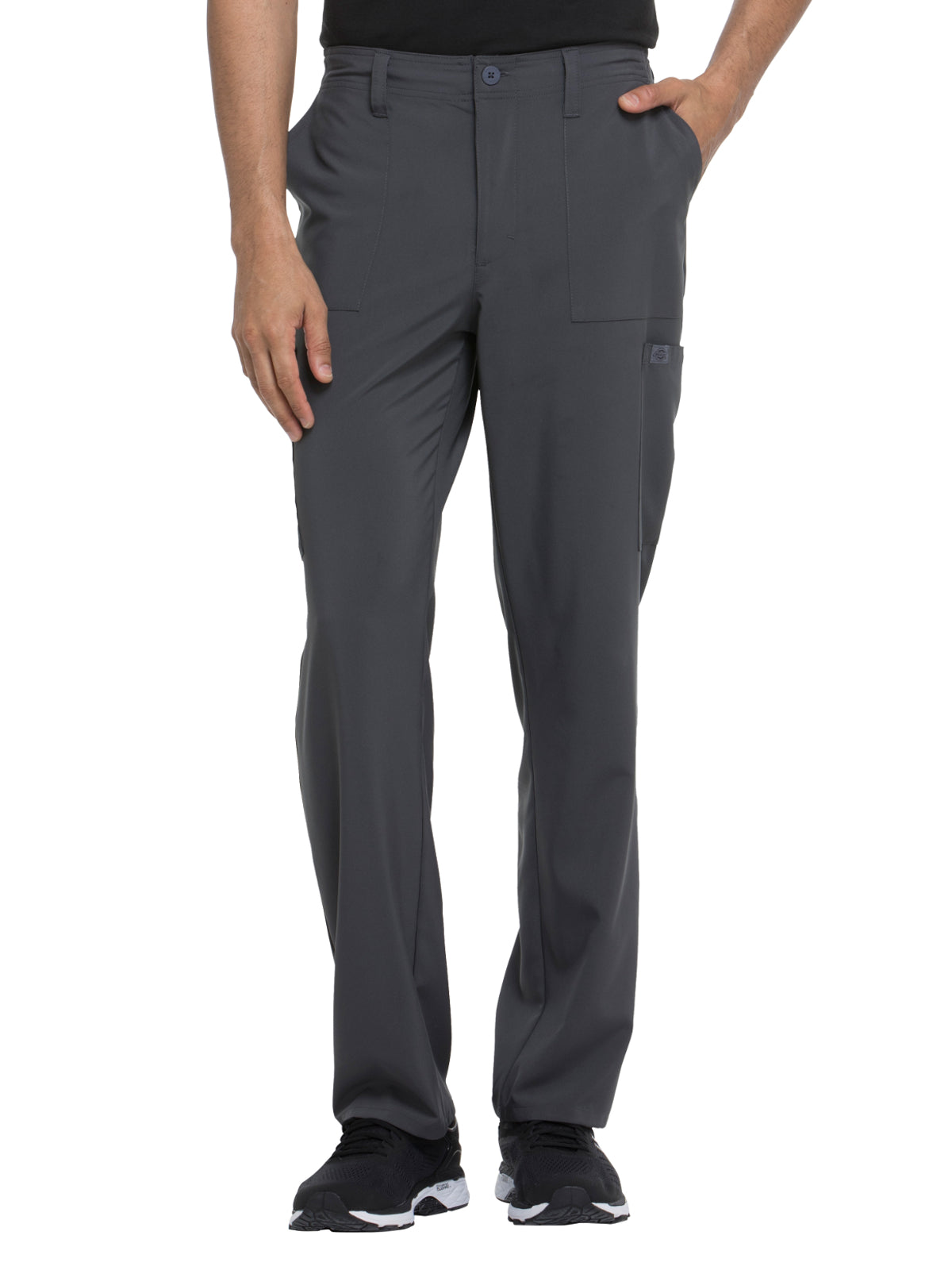 Men's 6-Pocket Natural Rise Drawstring Pant - DK015 - Pewter