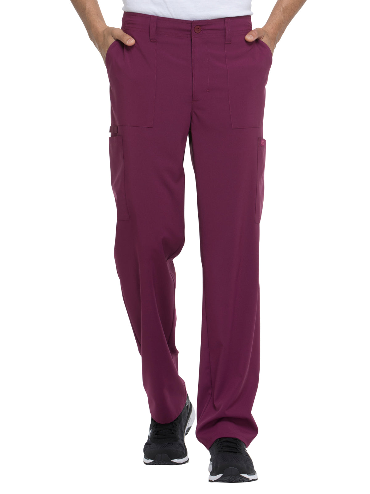 Men's 6-Pocket Natural Rise Drawstring Pant - DK015 - Wine