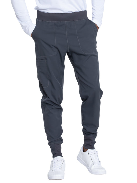 Men's 4-Pocket Tapered Leg Jogger Pant - DK040 - Pewter