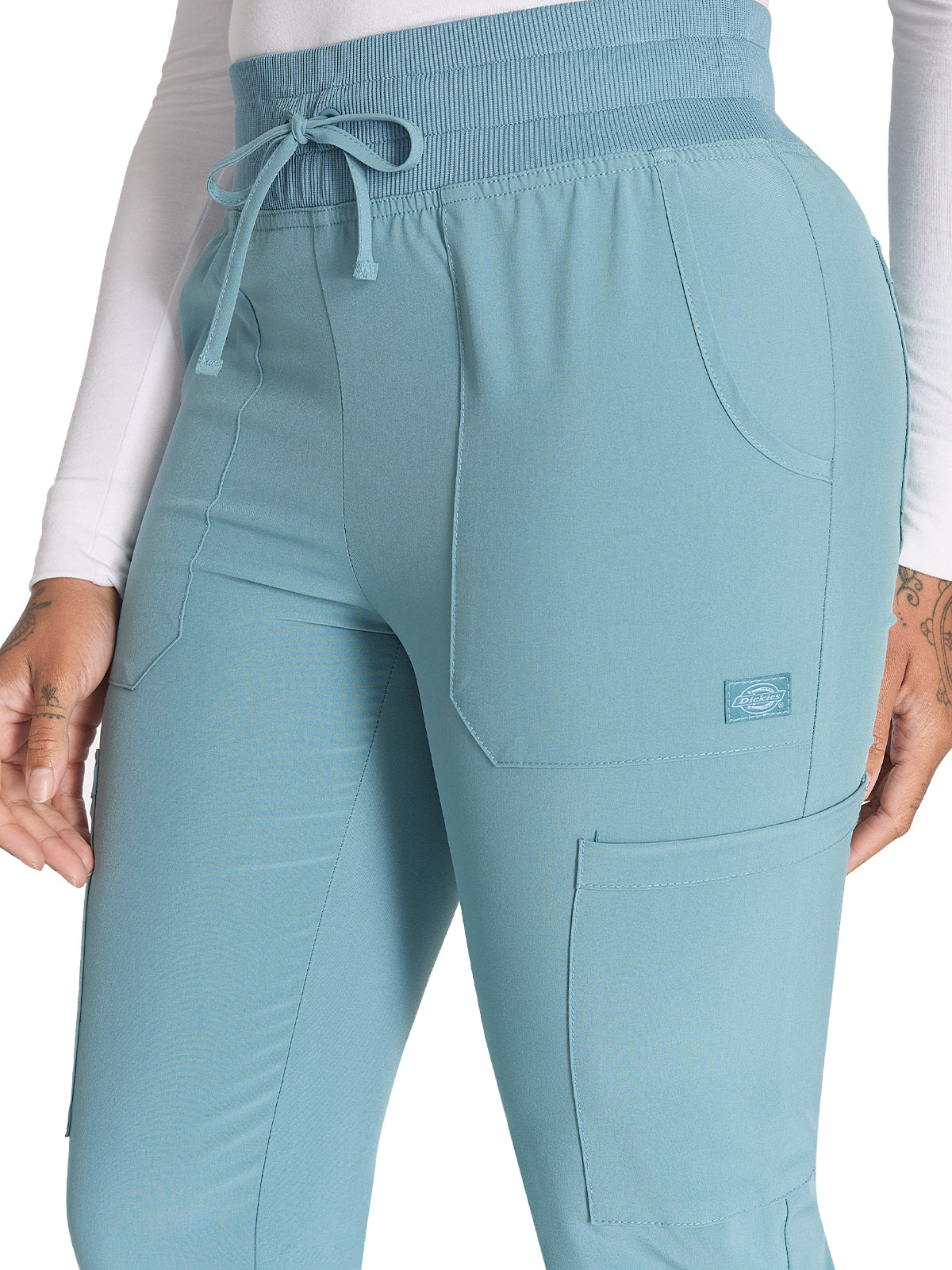 Women's 6-Pocket Mid Rise Jogger Pant