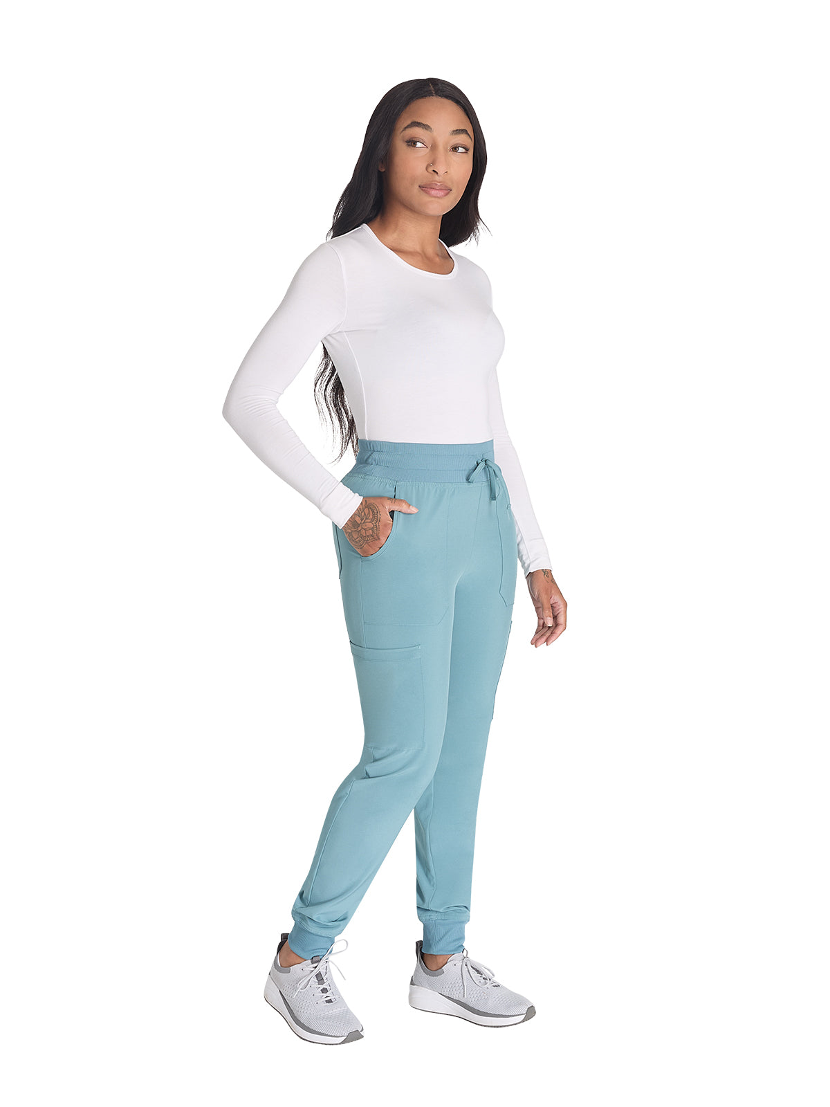 Women's 6-Pocket Mid Rise Jogger Pant