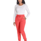 Women's 6-Pocket Mid Rise Jogger Pant