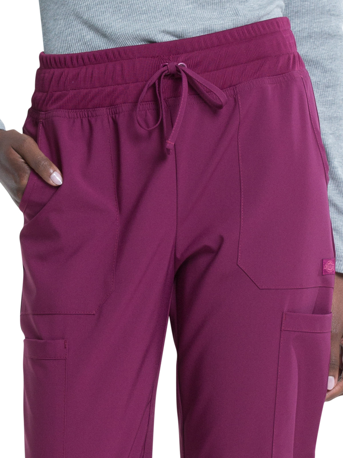 Women's 6-Pocket Mid Rise Jogger Pant