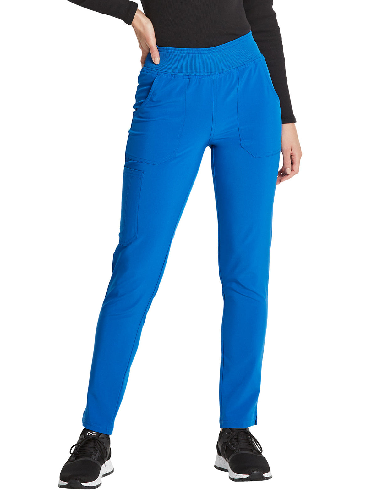 Women's 5-Pocket Mid Rise Tapered Leg Pant