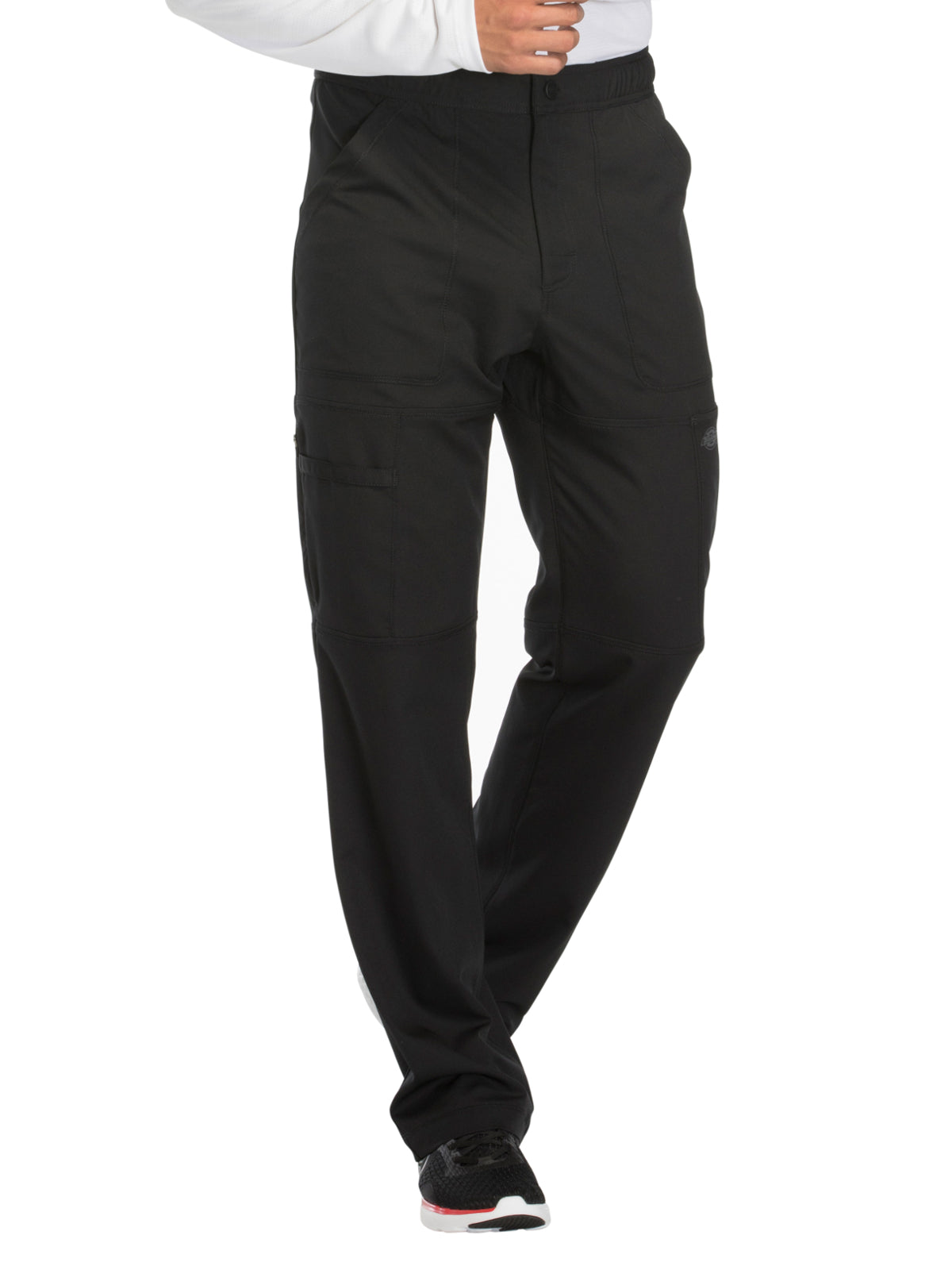 Men's 6-Pocket Zip Fly Cargo Pant - DK110 - Black