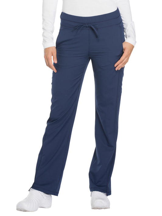 Women's Mid Rise Straight Leg Drawstring Pant