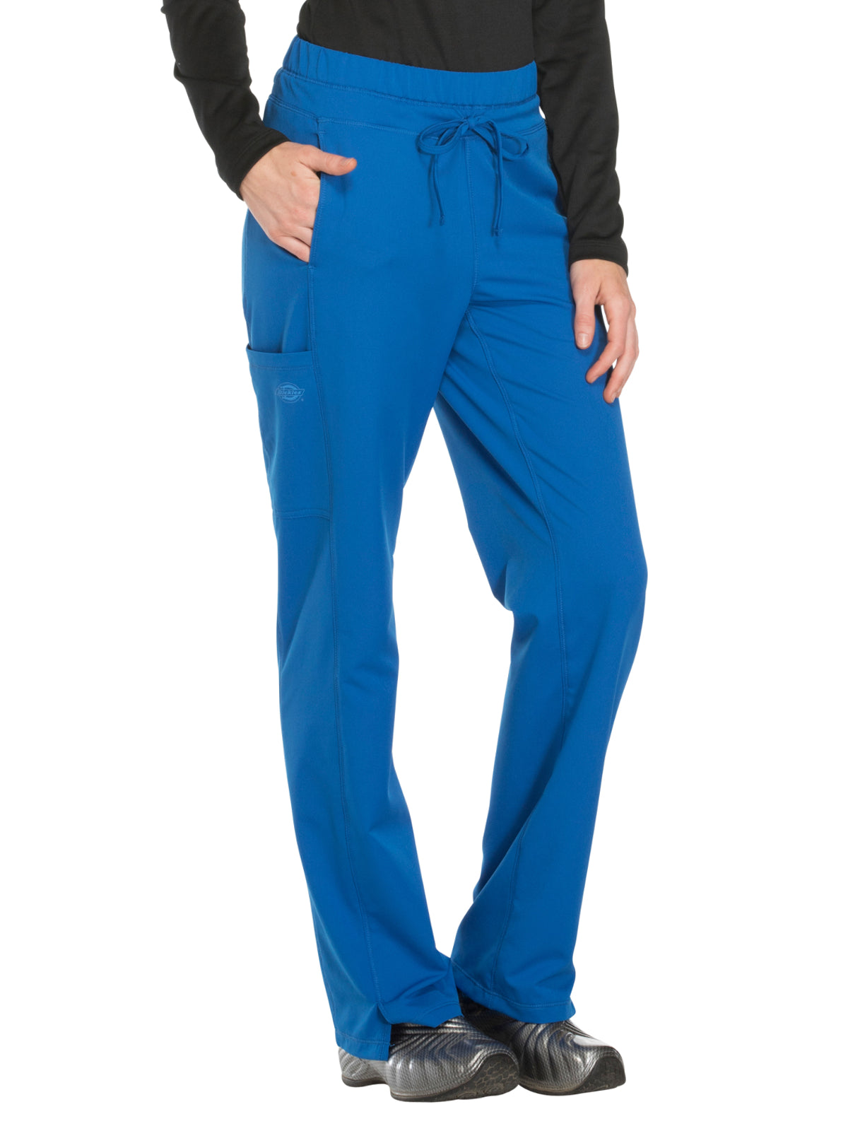 Women's 5-Pocket Mid Rise Straight Leg Pant - DK130 - Royal