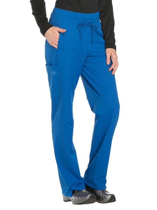 Women's 5-Pocket Mid Rise Straight Leg Pant - DK130 - Royal