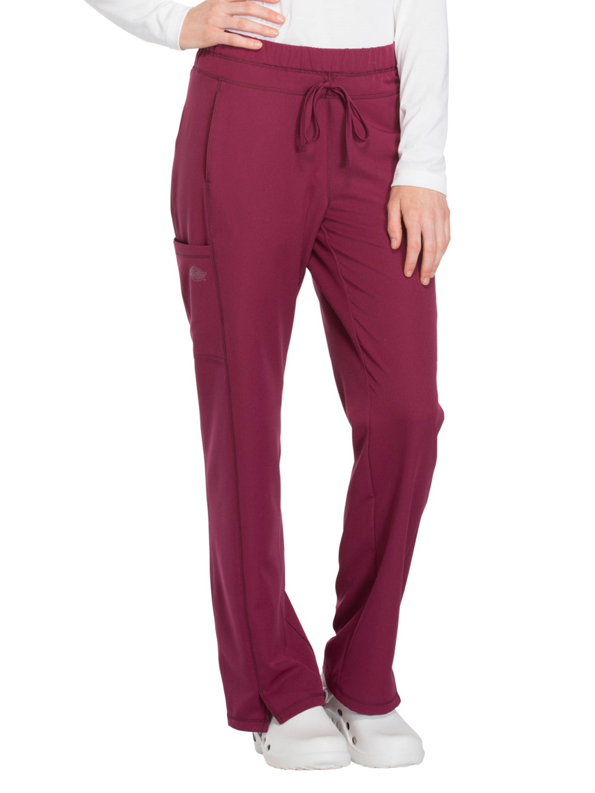 Women's Mid Rise Straight Leg Drawstring Pant