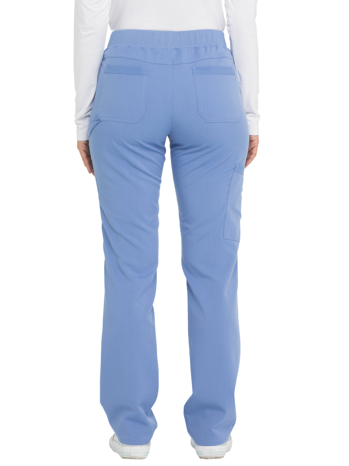 Women's 6-Pocket Mid Rise Tapered Leg Pant