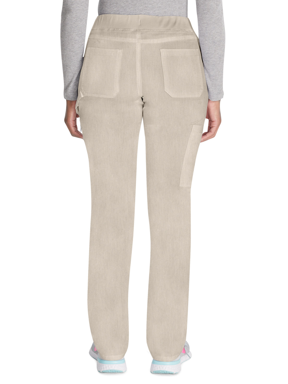 Women's 6-Pocket Mid Rise Tapered Leg Pant