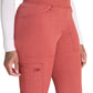 Women's 6-Pocket Mid Rise Tapered Leg Pant