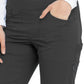 Women's 6-Pocket Mid Rise Tapered Leg Pant