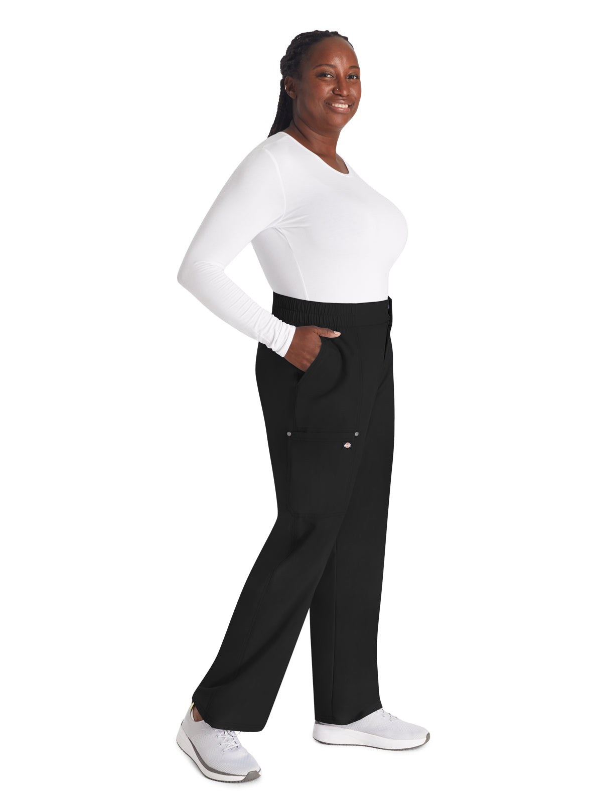 Women's 5-Pocket Wide Leg Scrub Pant