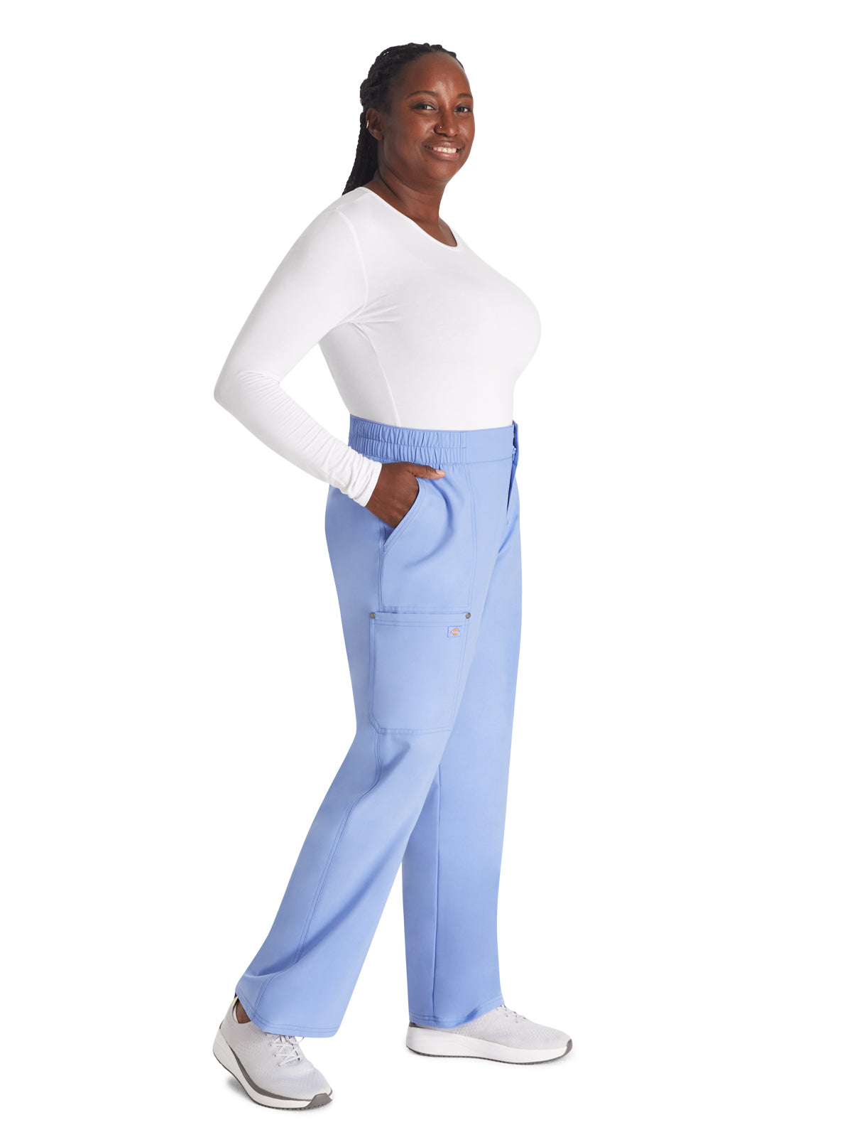 Women's 5-Pocket Wide Leg Scrub Pant