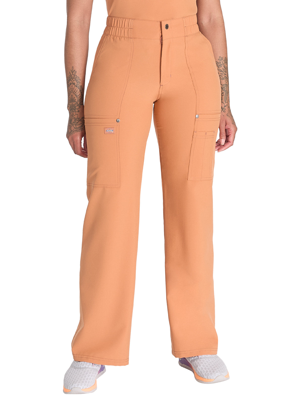 Women's 5-Pocket Wide Leg Scrub Pant