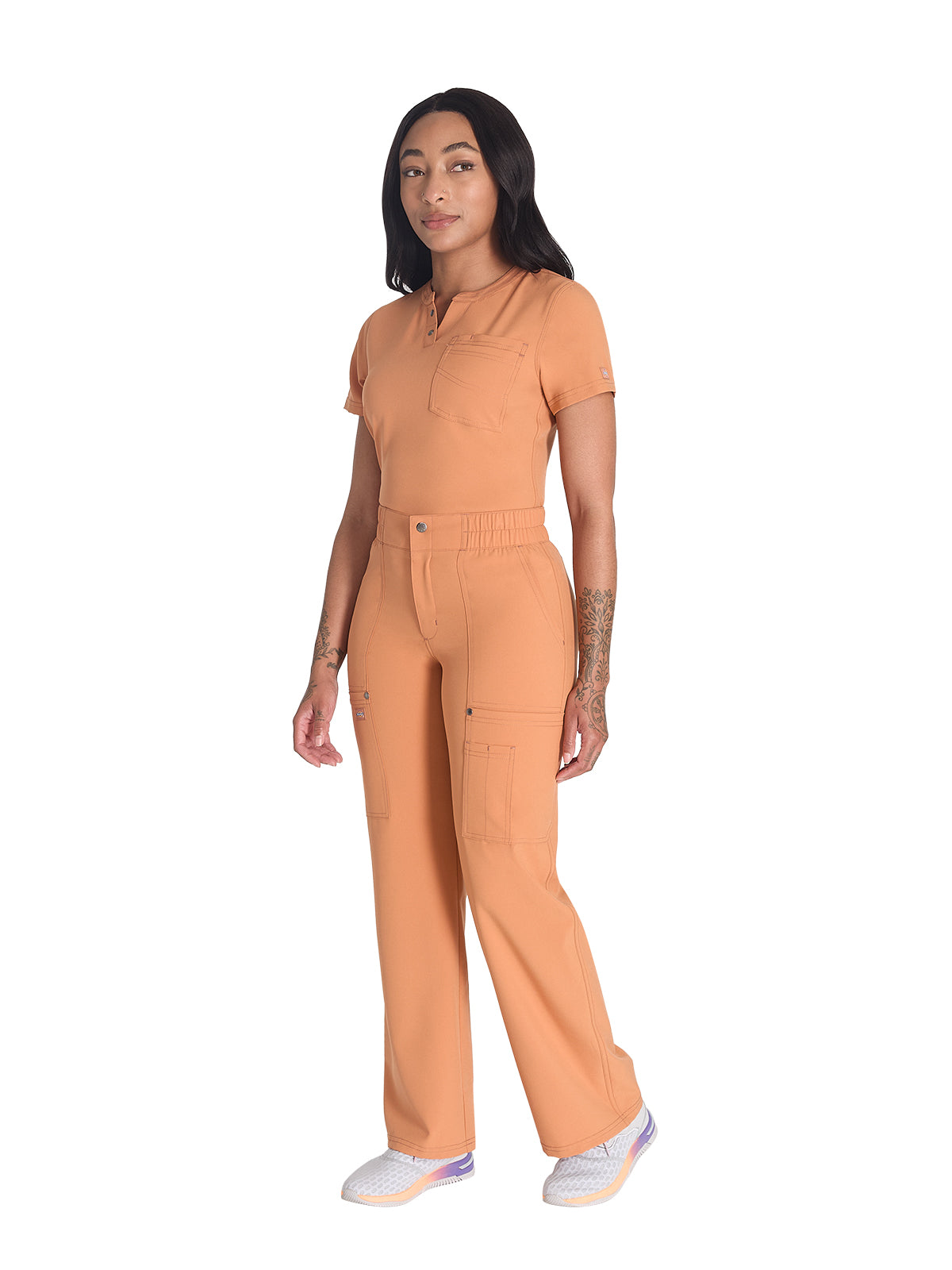 Women's 5-Pocket Wide Leg Scrub Pant