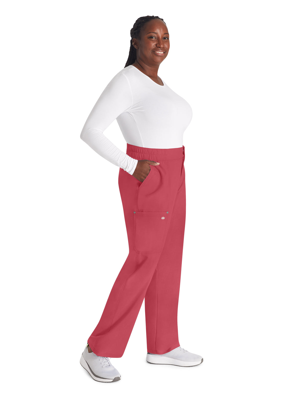 Women's 5-Pocket Wide Leg Scrub Pant