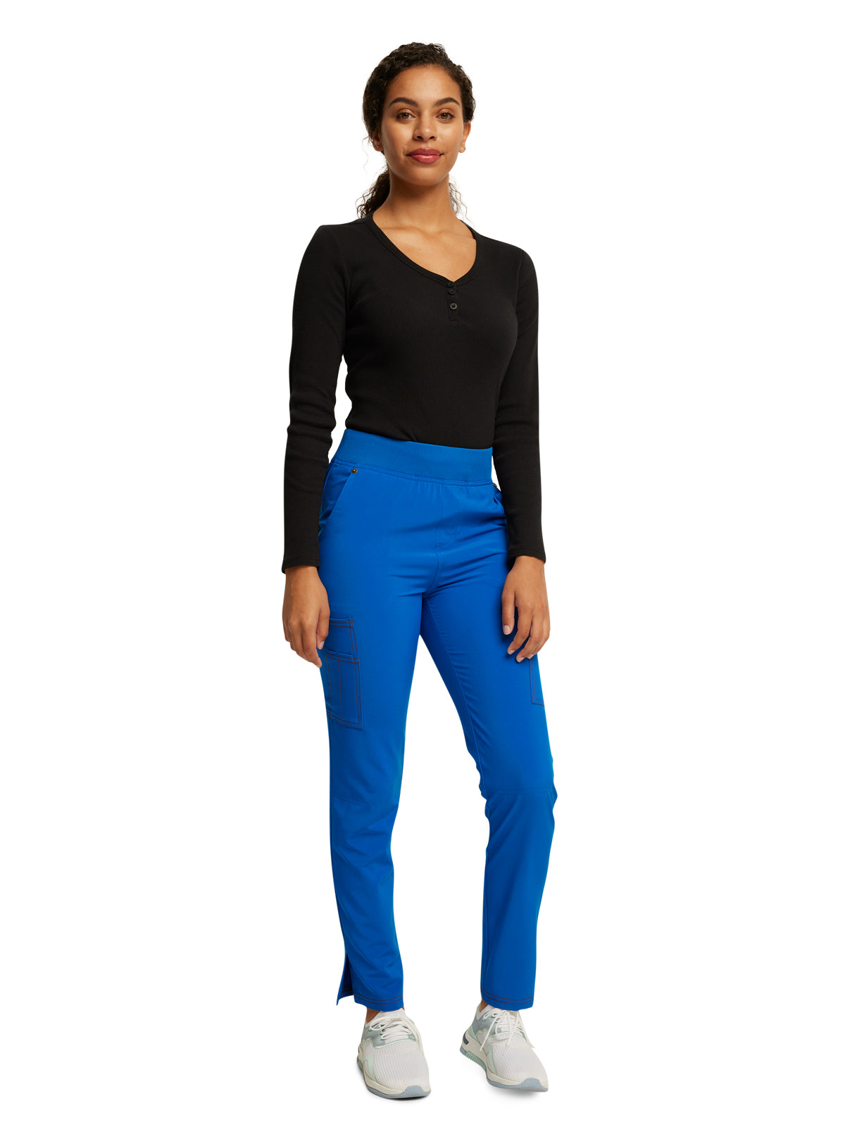 Women's 7-Pocket Mid Rise Tapered Leg Pant