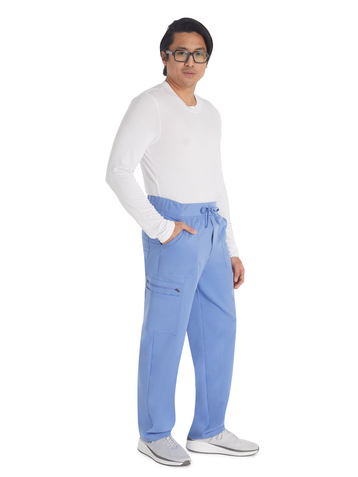 Men's 6-Pocket Straight Leg Scrub Pant