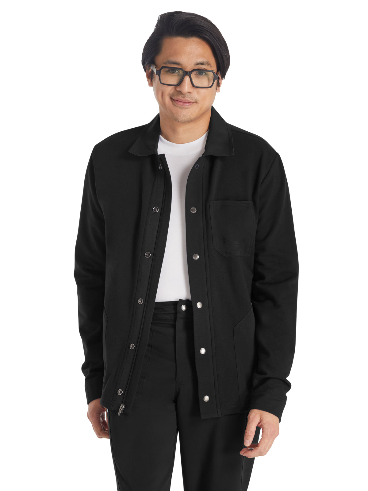 Men's 3-Pocket Zip Front Fleece Jacket