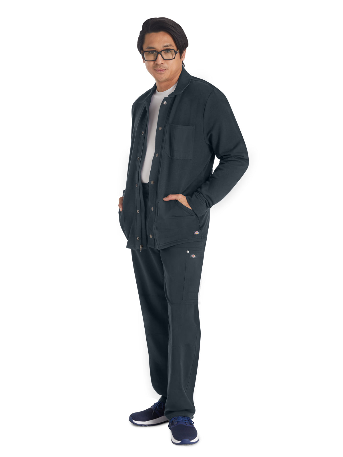 Men's 3-Pocket Zip Front Fleece Jacket