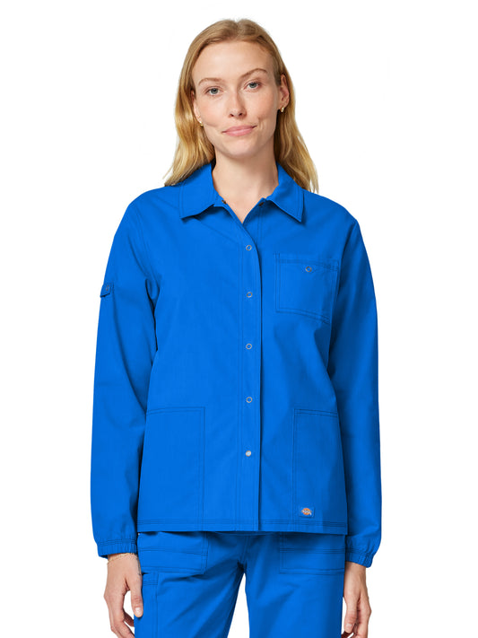 Women's 3-Pocket Snap Front Jacket - DK343 - Royal
