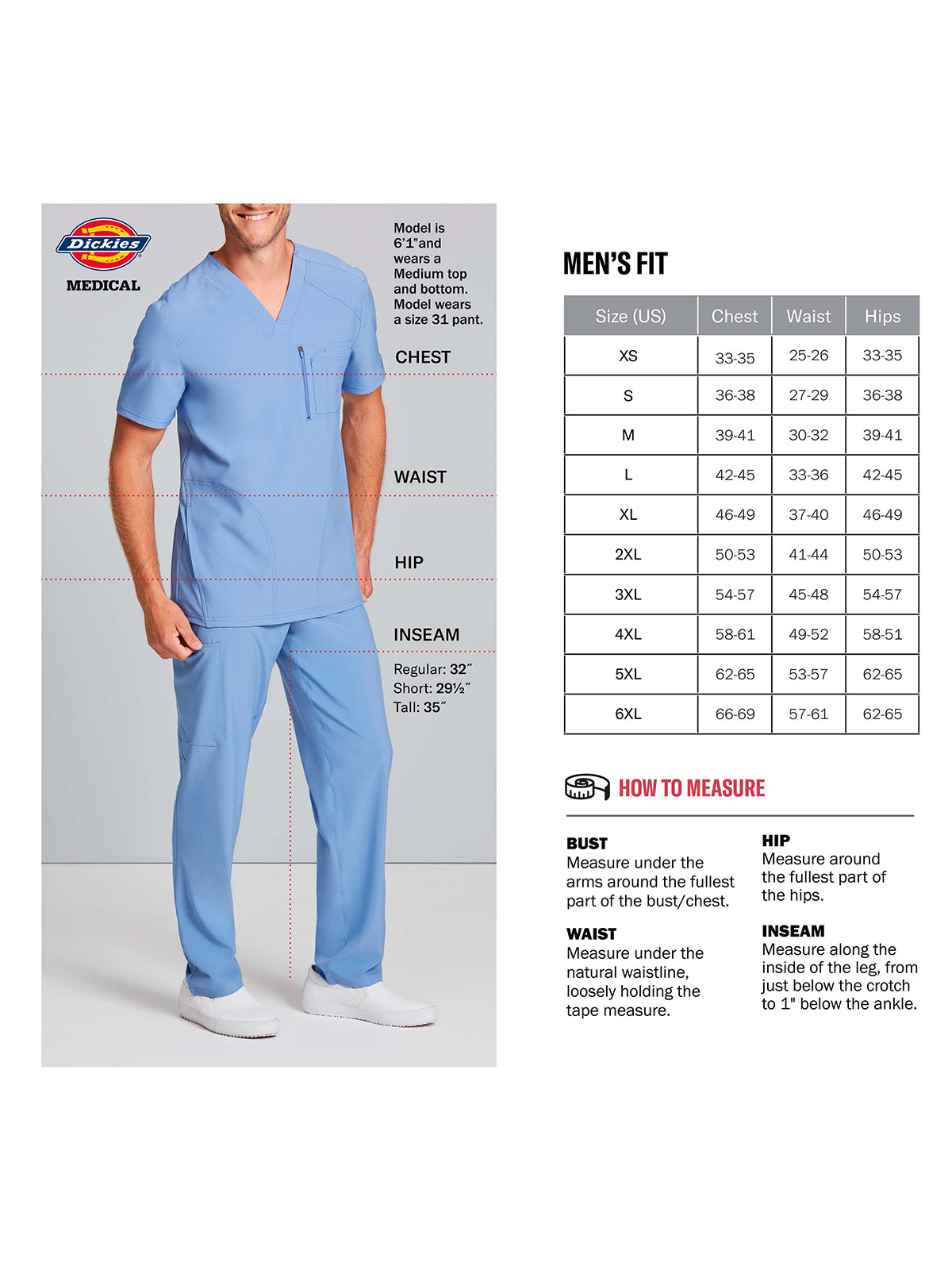 Men's 3-Pocket Rib Knit Scrub Top