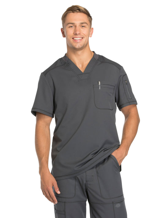 Men's 2-Pocket Tuckable Scrub Top