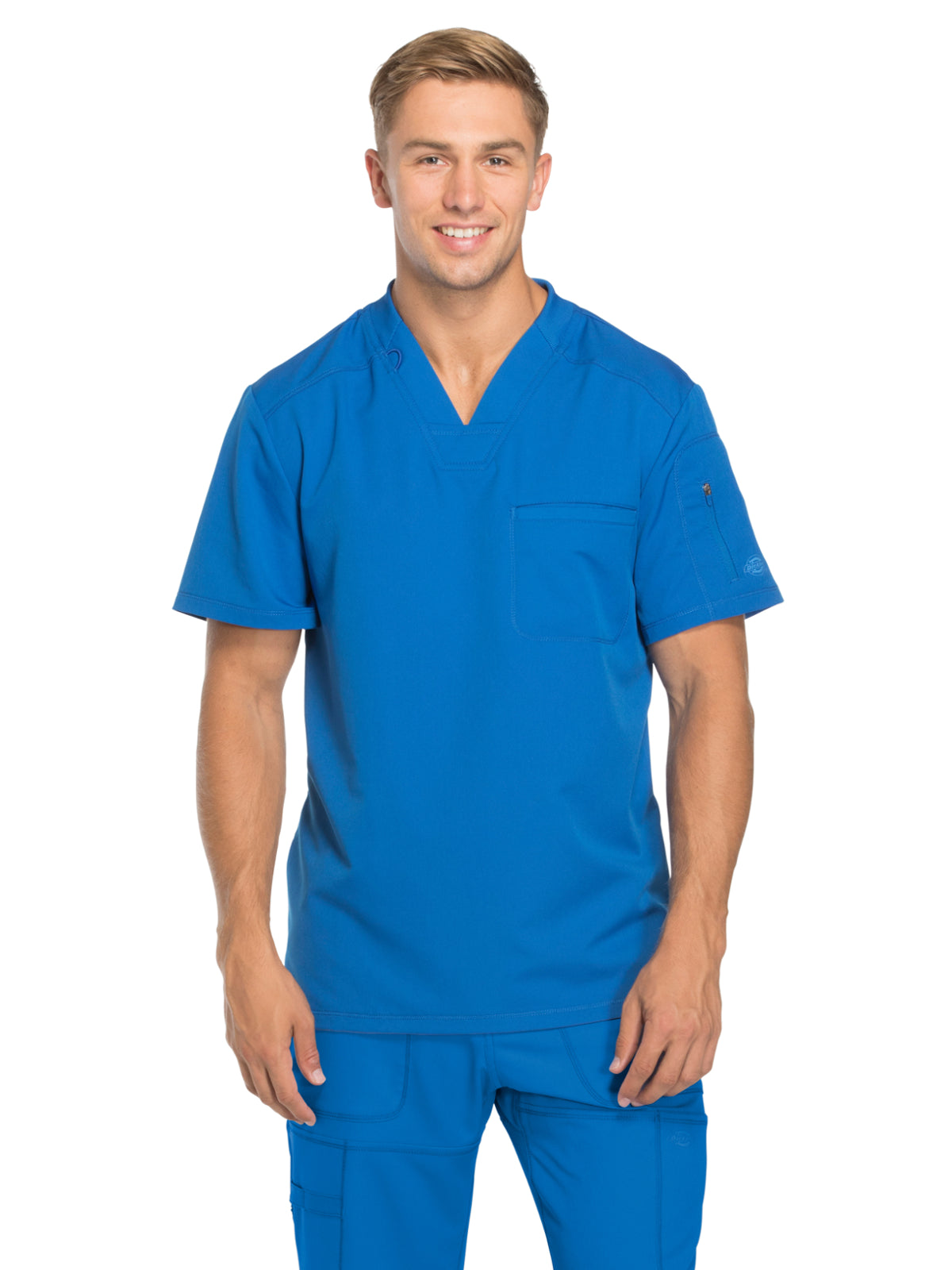 Men's 2-Pocket Tuckable Scrub Top