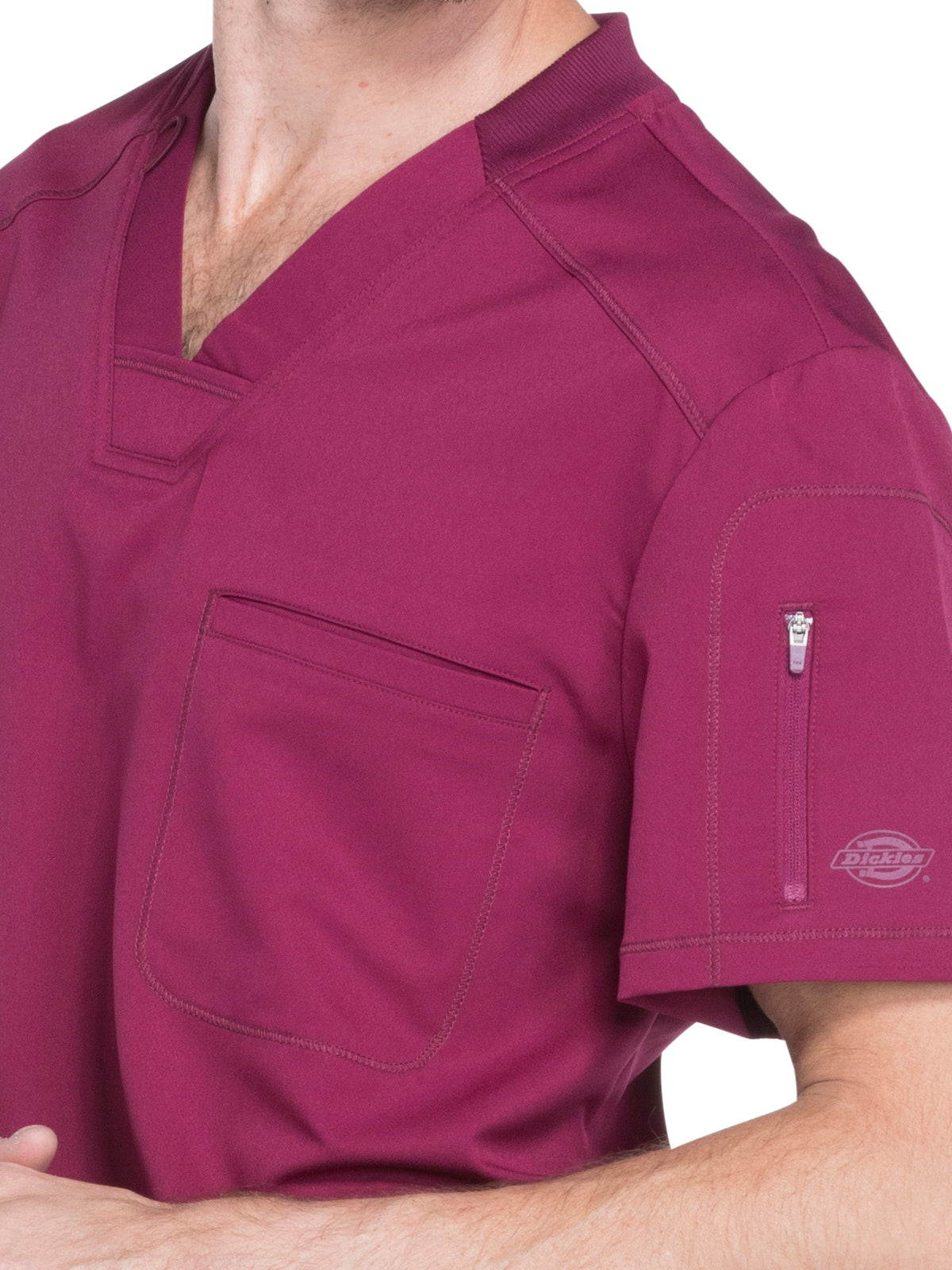 Men's 2-Pocket Tuckable Scrub Top